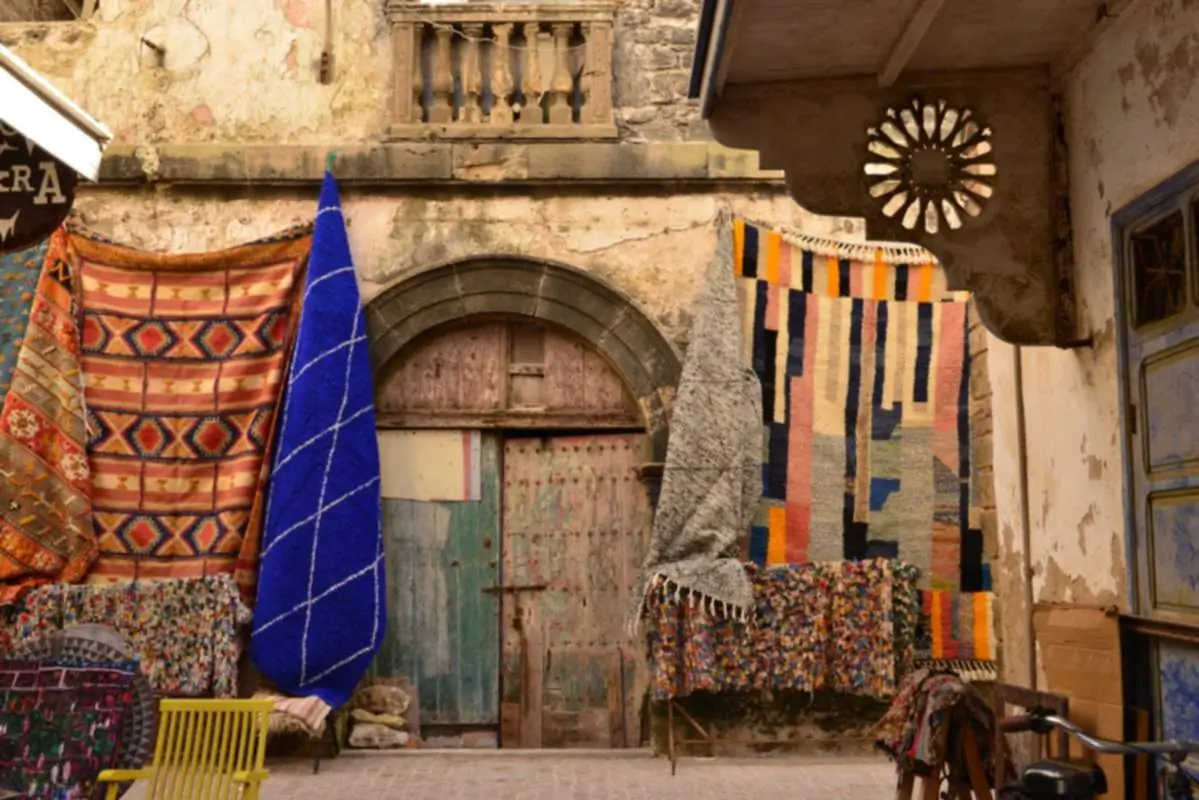 Fischerhafen mit Booten in Essaouira