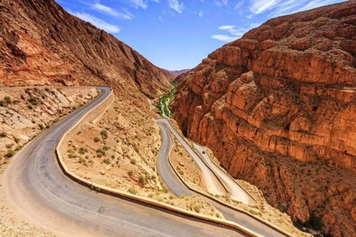 Dadès-Schlucht im Atlas-Gebirge