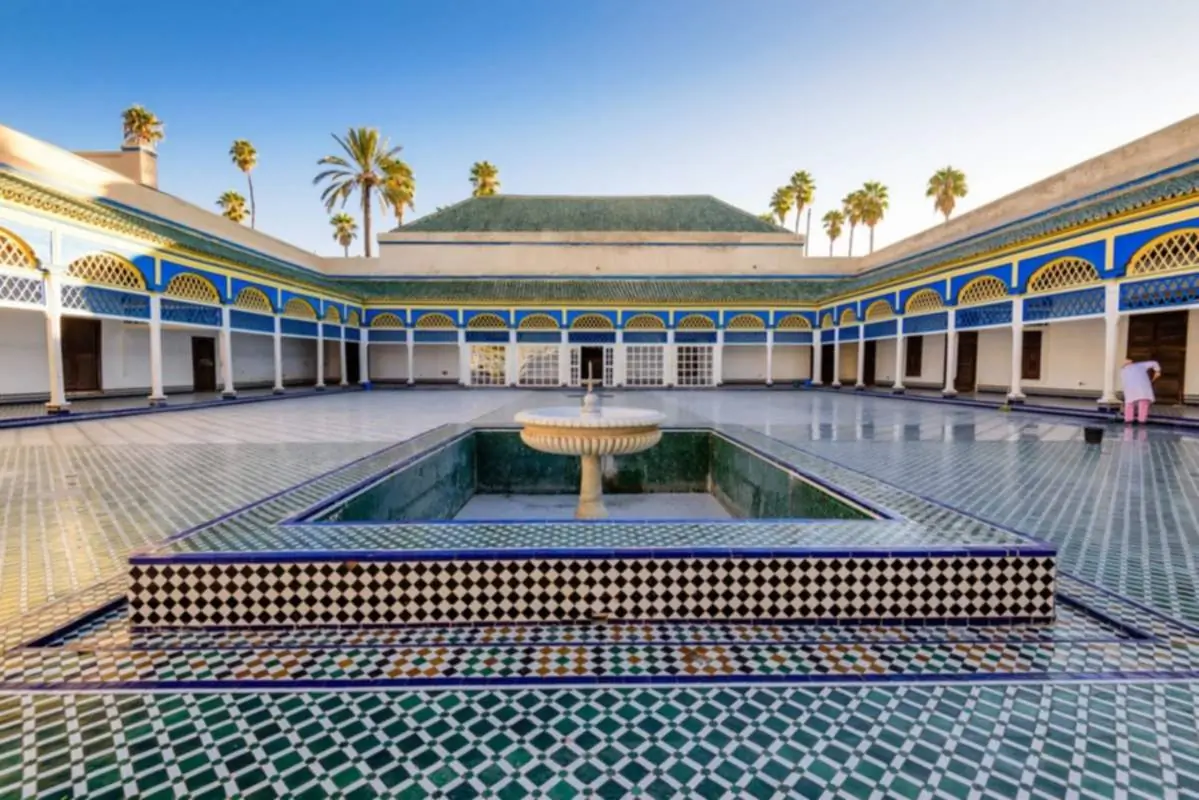 Bahia-Palast Garten in Marrakesch