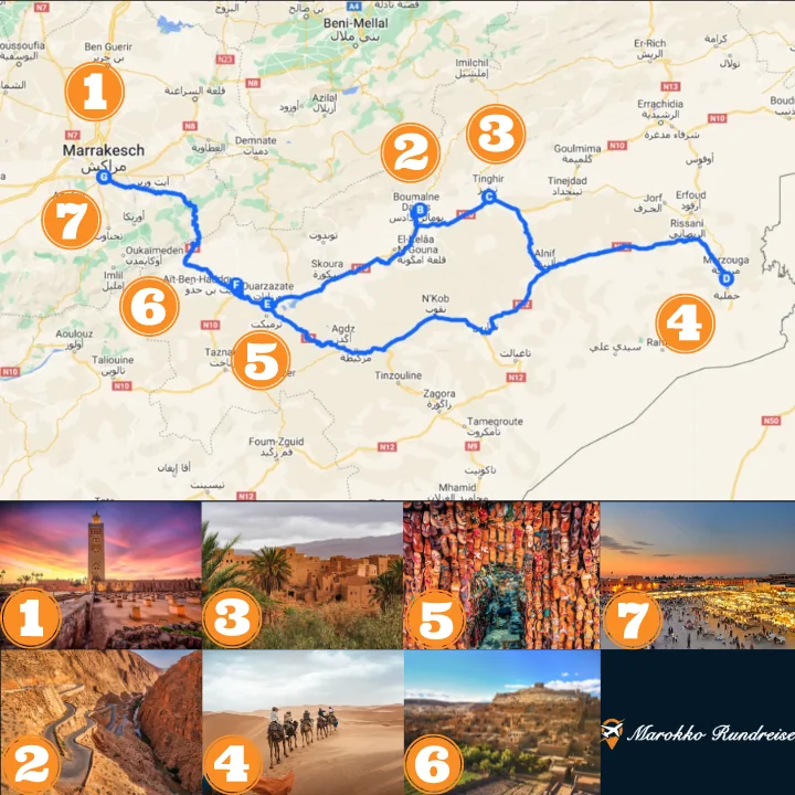 Marokko Rundreise 7 Tage Wueste
